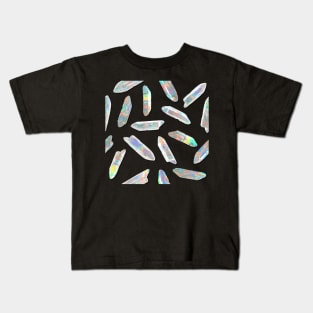 Iridescent Crystals Kids T-Shirt